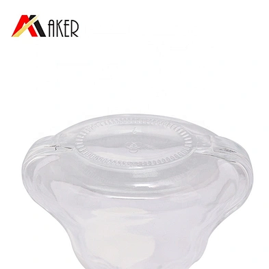 2019 New arrival wholesale clear unique shape wine glass bottle 700ml