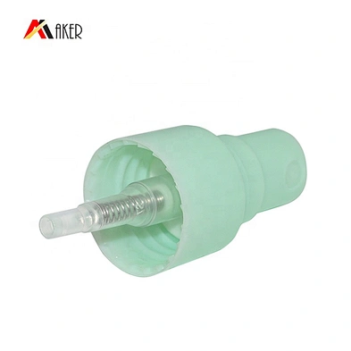 Factory supply wholesale price light green pp plastic 20/410 facial mist sprayer for bottles