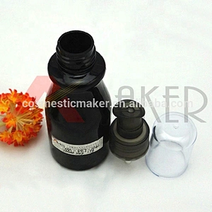 Wholesale 100ml Black Plastic PET Container Matte Empty Cosmetic Lotion Bottle