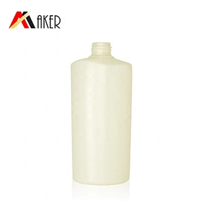 Guangzhou factory price new arrival 500ml white HDPE plastic shampoo bottle packaging