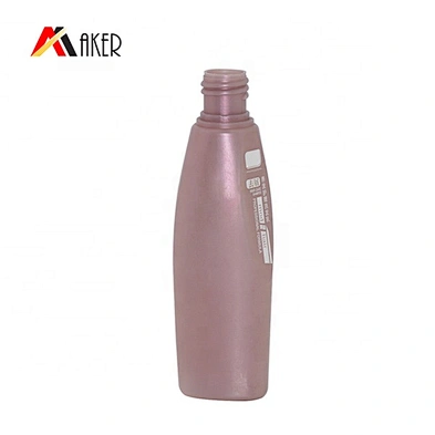 Empty 100ml 750ml pink special HDPE plastic shampoo bottles with flip top cap