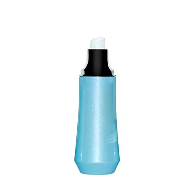 luxury fashion personal care glass 100ml print blue skin care lotion cream glass custom bottles packaging set glass bottle