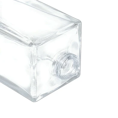 Luxury Refillable Custom 30ml 50ml 100ml White  Spray Empty Glass Perfume Bottles