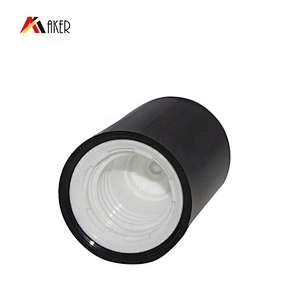 Empty 50ml round brown aluminum laminated cosmetic cc cream tube packaging with screw cap
