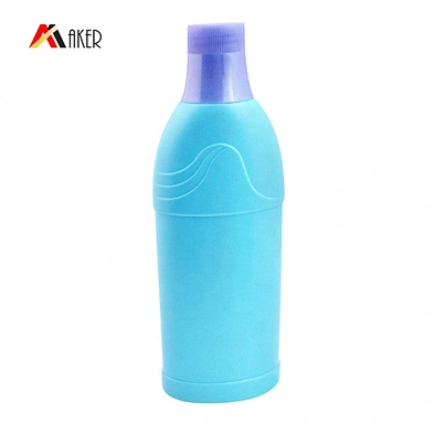 Special design 600ml HDPE plastic laundry detergent bottle with plastic unique purple color screw cap
