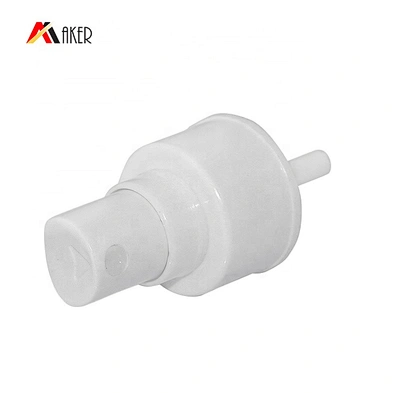 Wholesale white round pp plastic 24/410 25mm mist spray cap fine mist sprayer for bottle