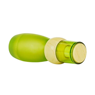 factoty custom luxury personal care bottle skin care packaging frost glass lotion cream glass wood bottle