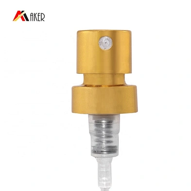 Hot selling 15/400 gold aluminum covered snap perfume sprayer pump