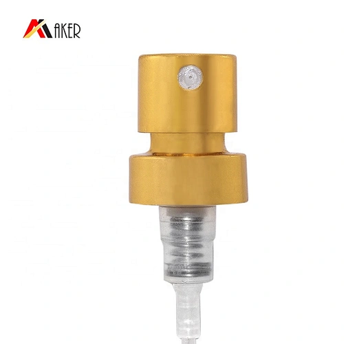 Hot selling 15/400 gold aluminum covered snap perfume sprayer pump