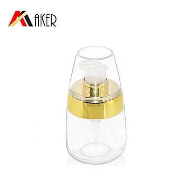 Wholesale luxury empty 40ml glass serum bottle glass lotion pump bottle