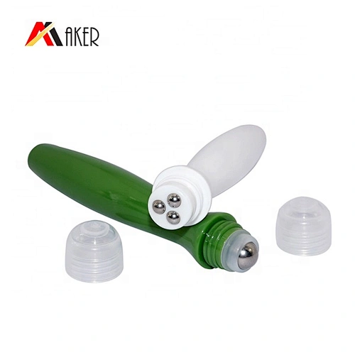 Wholesale price empty 15ml PETG plastic deodorant roll on applicator bottle
