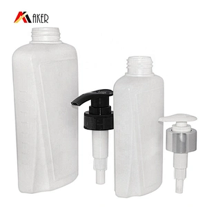 Shampoo Lotion Bottle White Special HDPE Plastic Hot Sale 250ml 500ml PE Screen Printing Detergent Screw Cap with Lotion Pump