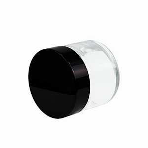 glass eye cream jars cosmetic face cream jar with gold cap glass jar skincare packaging