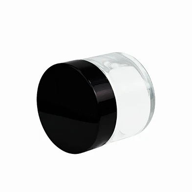 glass eye cream jars cosmetic face cream jar with gold cap glass jar skincare packaging