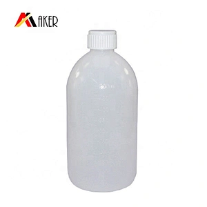 Supply 500ml white PE plastic liquid medicine bottle with scale