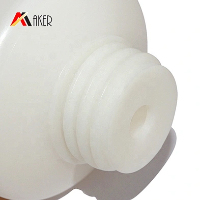 New wholesale price 130ml LDPE plastic cosmetic cleanser tube packaging with acrylic cap