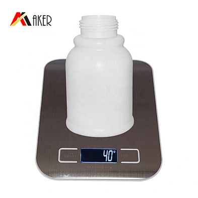 Hot sale 350ml white HDPE plastic cosmetic baby body wash shower gel bottle lotion pump bottle