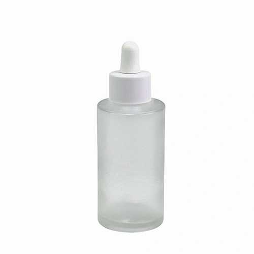 empty gold serum glass bottle personal care packaging oil dropper essential message oil bottle