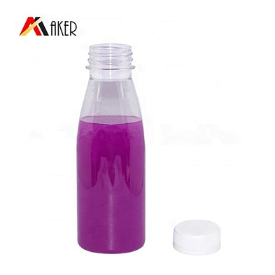 BPA Free clear 350ml PET juice bottle plastic drinking water bottles