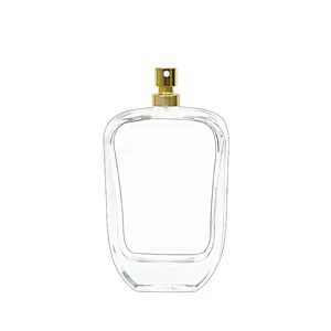 Luxury Custom Spray Pump 100ml Perfume Glass Bottle Glass Perfume Bottles