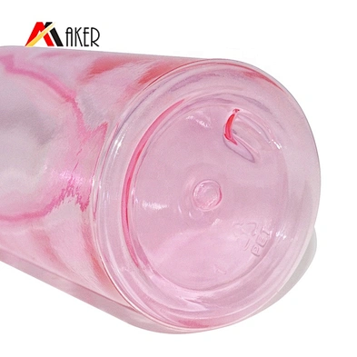 Factory supply wholesale semi transparent PET plastic 120ml cosmetic foam pump bottle