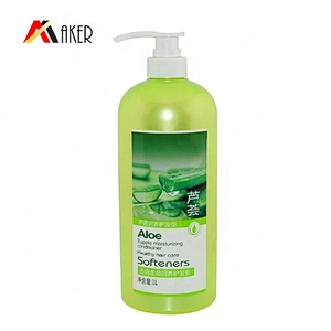 Hot selling large volume green round 1000 ml PET plastic shampoo bottle with lotion pump