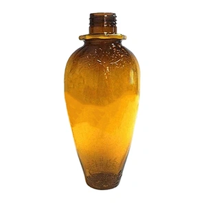 Newest design wholesale 500ml amber PET plastic body lotion bottle with pump