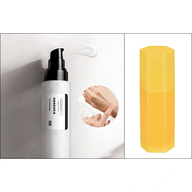 2020 Wholesale price yellow empty unique design HDPE 150 ml lotion bottle with cream pump