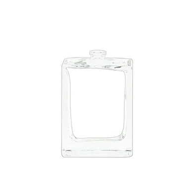 French glass classical empty mist spray bottle perfume bottle 100ml