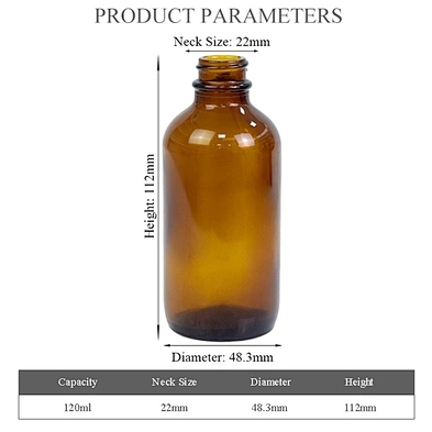 4oz 120ml glass massage dropper bottle personal care pacakging glass essential oil bottle amber bottle wholesale