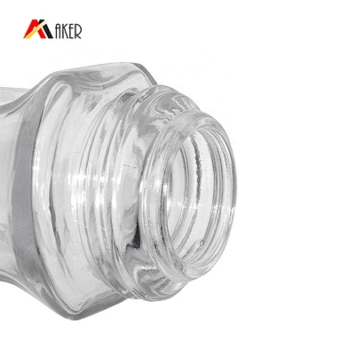 Wholesale clear special shape glass roll on bottle 50 ml with plastic roller