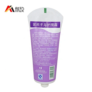 China manufacturer 100ml LDPE round plastic empty hand cream soft cosmetic tube