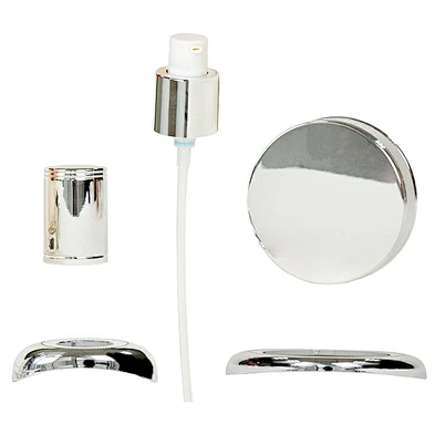 Wholesale 30g 50g 40ml 100ml 120ml luxury cosmetic packaging glass jar lotion pump containers bottle set