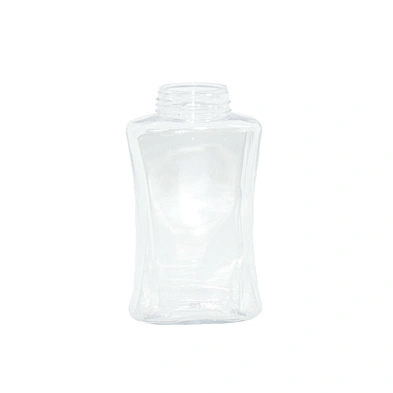 Factory Wholesale 270ml PET Transparent Plastic Bottle With White Lotion Pump