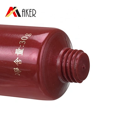 Hot sale 30ml round pe cosmetic cream tube packaging with hot stamping logo