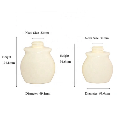 China wholesale empty 300ml 250ml yellow HDPE plastic hand sanitizer bottle