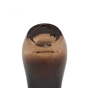 20 ml square painted brown cosmetic glass lotion bottle with gold aluminum dropper
