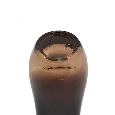 20 ml square painted brown cosmetic glass lotion bottle with gold aluminum dropper