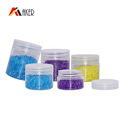 Factory supplier empty 2oz 3oz 4oz 5oz 6oz 8oz clear PET round cosmetic plastic cream jars