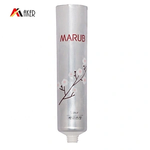 manufacturers 35ml silver foot hand whitening cream laminated aluminum tube packaging with screw cap