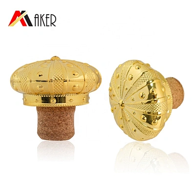 China factory 700ml special shape clear xo brandy glass wine bottle with aluminum covered cork