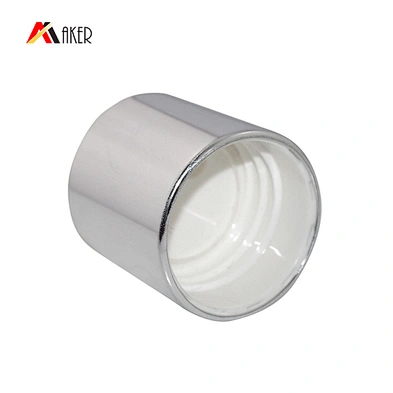 28/410 Silver Aluminum Bottle Disc Caps For Cosmetic plastic bottle