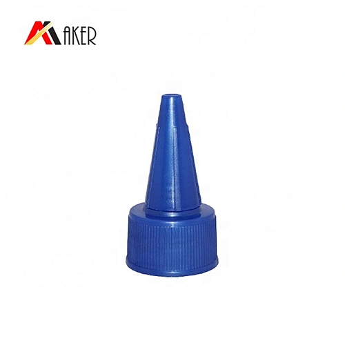 24mm High Quality blue plastic Nozzle tip Pointed mouth cap with cover