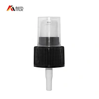 Factory 24/410 black plastic cream pump treatment pump with plastic half cover