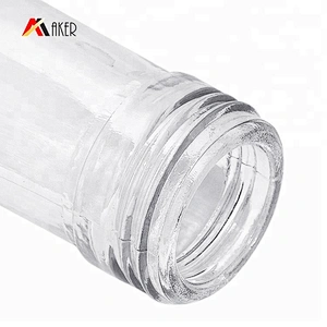 550ml clear crystal transparent glass round whisky bottle packaging with cork