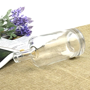 transparent 750ml whiskey bottle glass vodka wine bottle glass liquor whiskey bottle