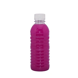Wholesale 300ml clear plastic empty PET mineral water bottle with screw cap