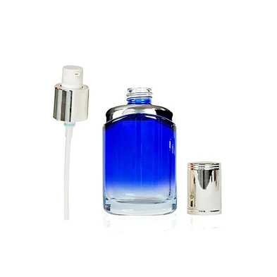 empty 40ml luxury gradient personal care serum cosmetic packaging skin care lotion glass bottle