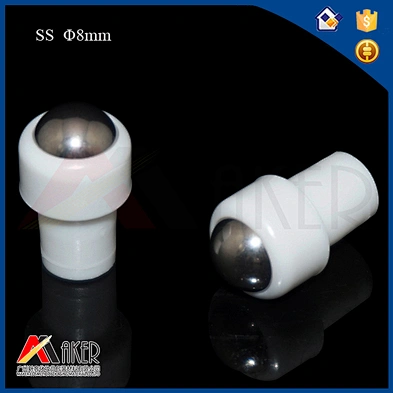 Wholesale stainless steel roll on balls roller ball with pp plastic holder for cosmetic roll on bottle