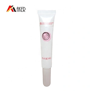 Wholesale private label custom empty lip gloss containers cosmetic tube packaging with brush